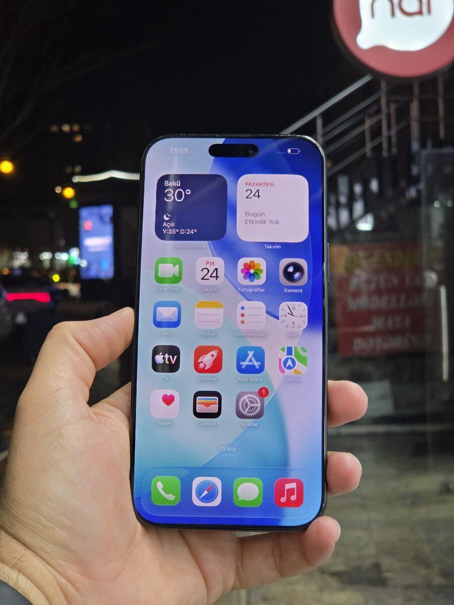 Apple iPhone 16 Pro Max Black Titanium 256GB/8GB — Smartfonlar, Bakı