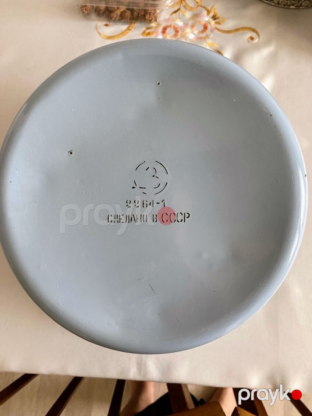 Qazan, rəng - Mavi, 5 l, SSRİ — Mallar, Digah (6)