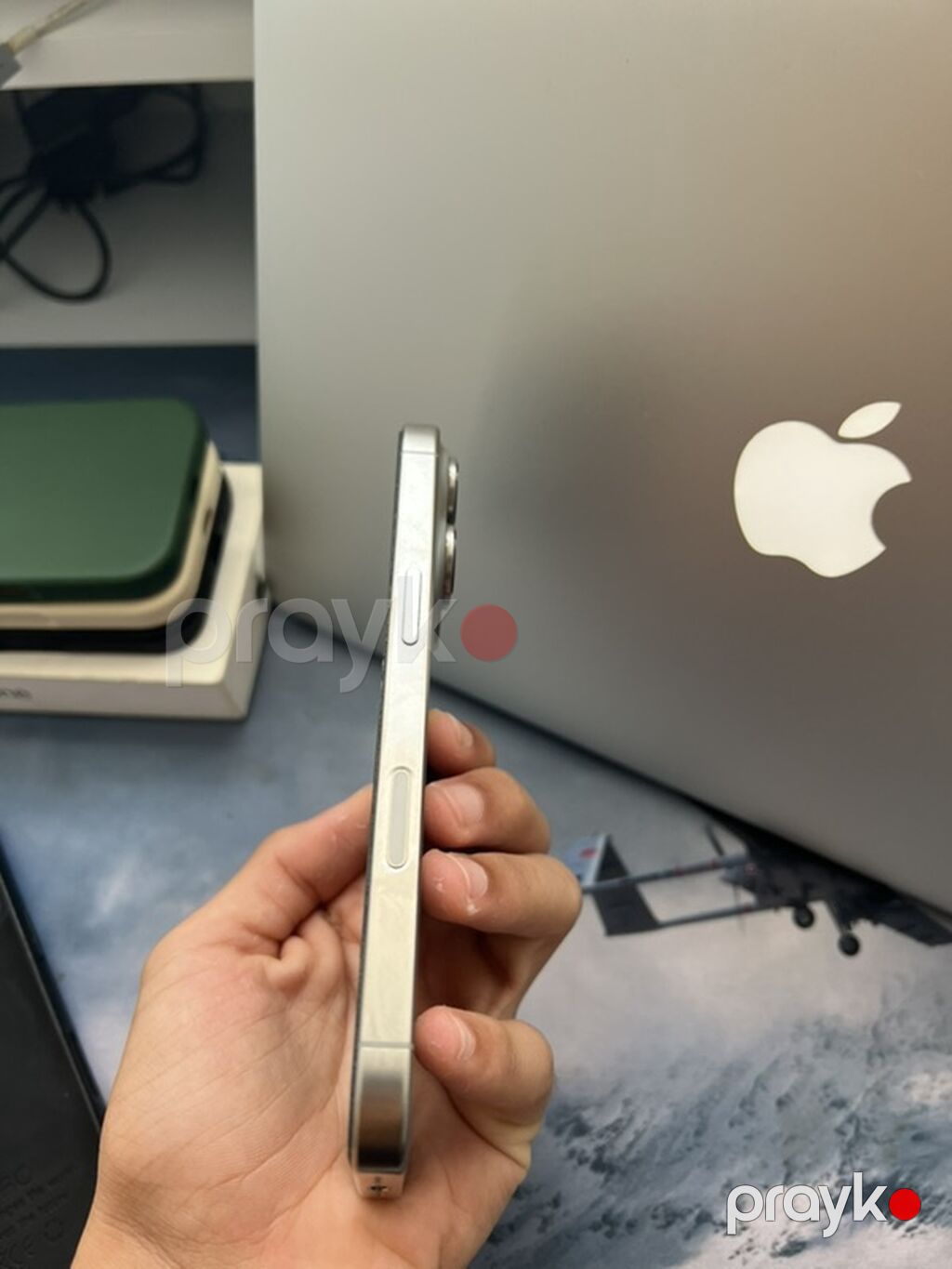 IPhone 15 Pro, Gümüşü, Face ID — Apple iPhone, Bakı (5)