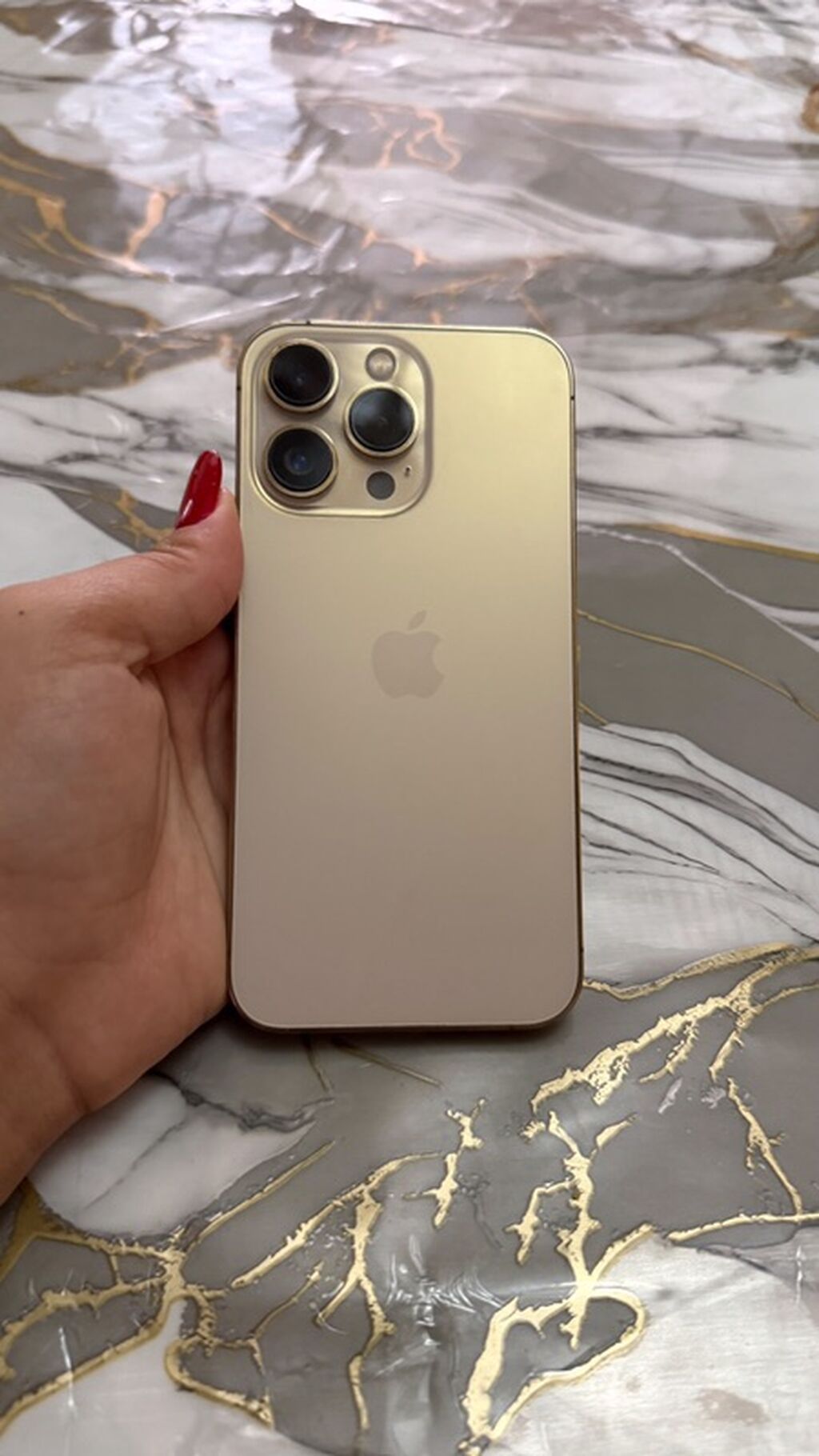 IPhone 13 Pro, Qızılı, Simsiz şarj — Apple iPhone, Bakı (2)