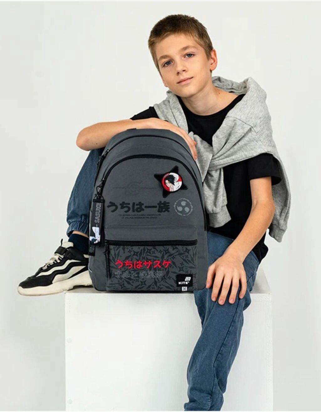 Новый ортопедический рюкзак Kite Naruto (Оригинал)Продаётся абсолютно — Mallar, Bakı (4)