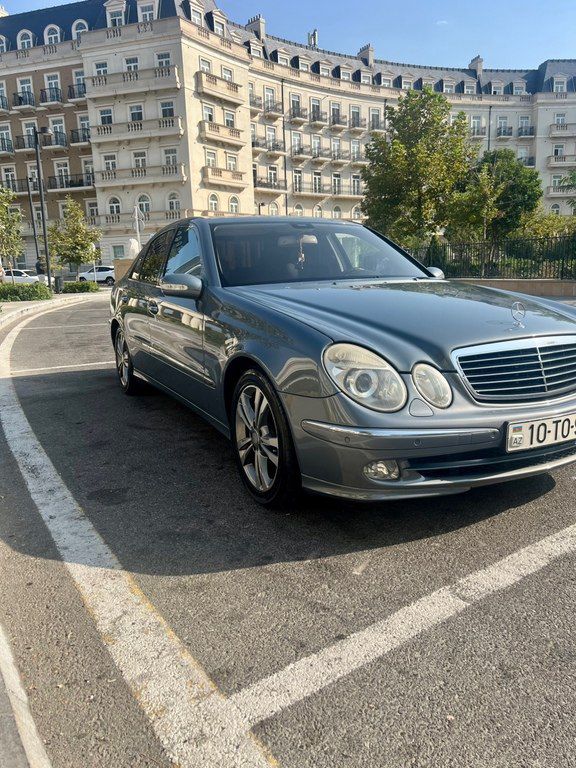 Mercedes E 240, 2.6 L, 2005 il, 313 456 km — Avtomobillər, Bakı (3)