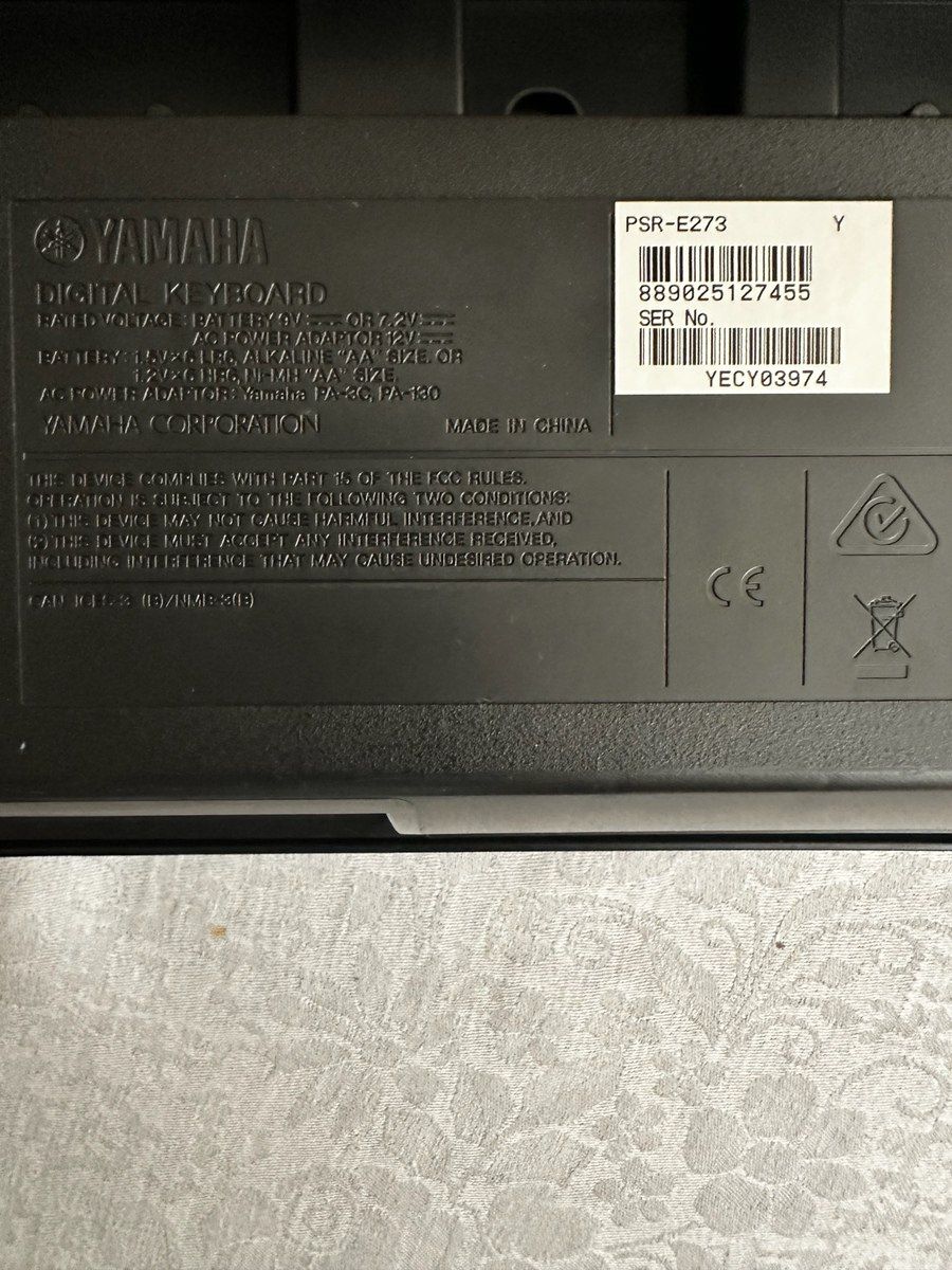 Sintezator Yamaha PSR-E273 — Musiqiə alətləri, Bakı (3)