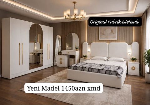 Yataq otağı mebel dəsti — yeni model, orijinal fabrik istehsalı
