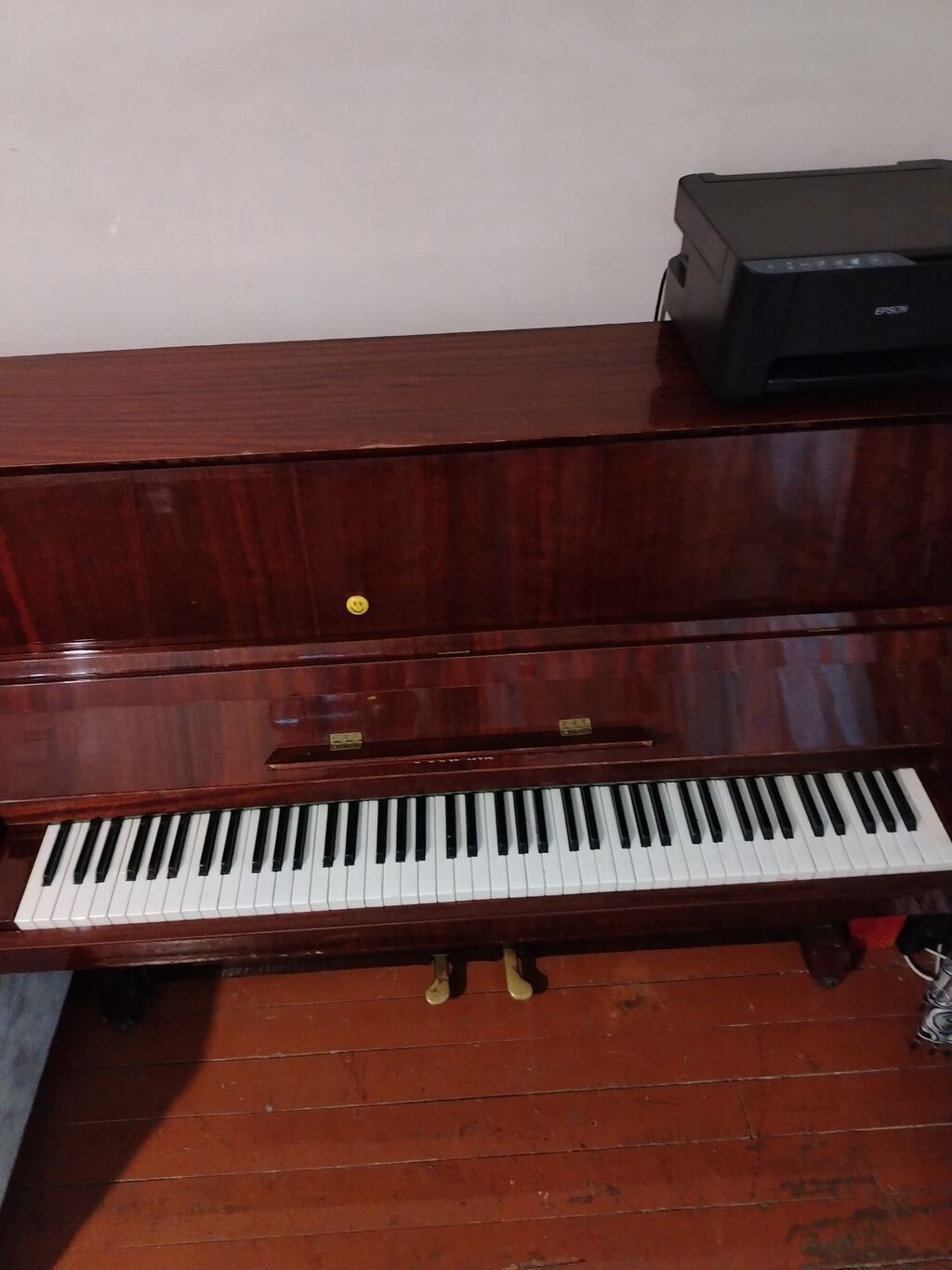 Akkustik vertikal piano –Kuban klassik qəhvəyi cilalı korpus, 88 — Musiqiə alətləri, Mingəçevir (5)