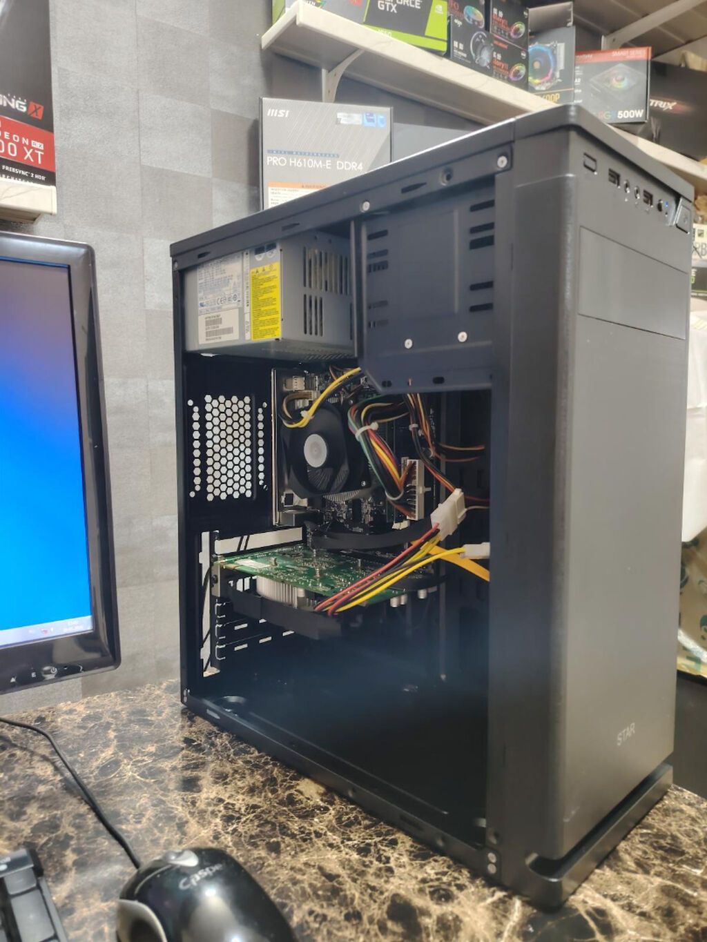 Core i7 3770-16 gb ram,Rx 580 8 gb Msi.-120 gb ssd+500 gb hdd,- Psu — Masaüstü kompüterlər, Bakı (9)
