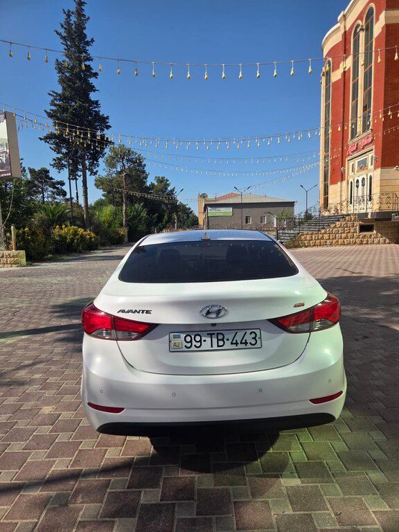 Hyundai Avante, 1.6 L, 2015 il, 65 000 km — Avtomobillər, Şirvan (4)