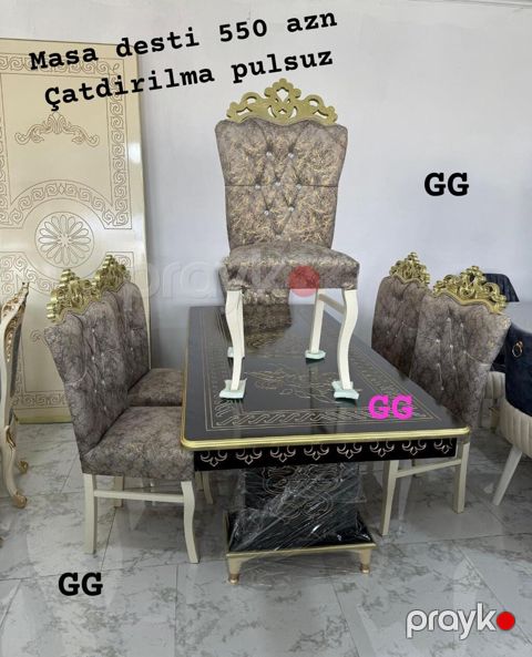 Qonaq otağı üçün, Yeni, 6 stul — Digah