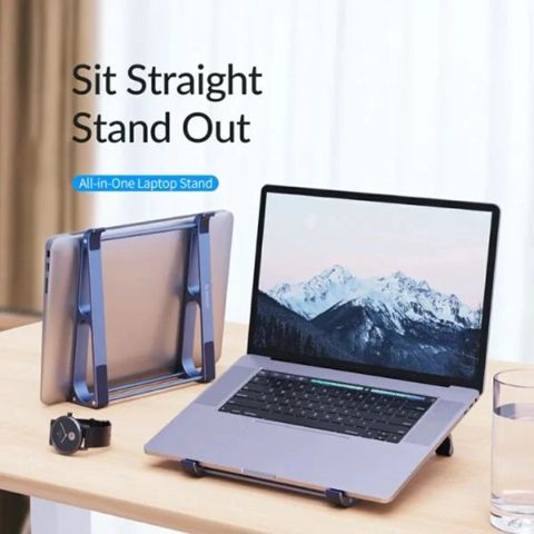ORICO Laptop Stand ORICO-MA15-GY-BP-HW, Foldable stand, Aluminum + Silicone, 233mm x 260mm x 87mm,G