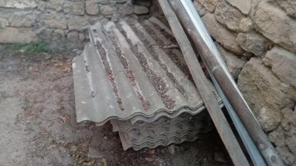 Şifer dam örtüyü lövhələri - Material: Dalğalı şifer lövhələri - - 1