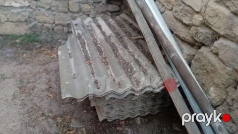 Şifer dam örtüyü lövhələri - Material: Dalğalı şifer lövhələri - — Digah