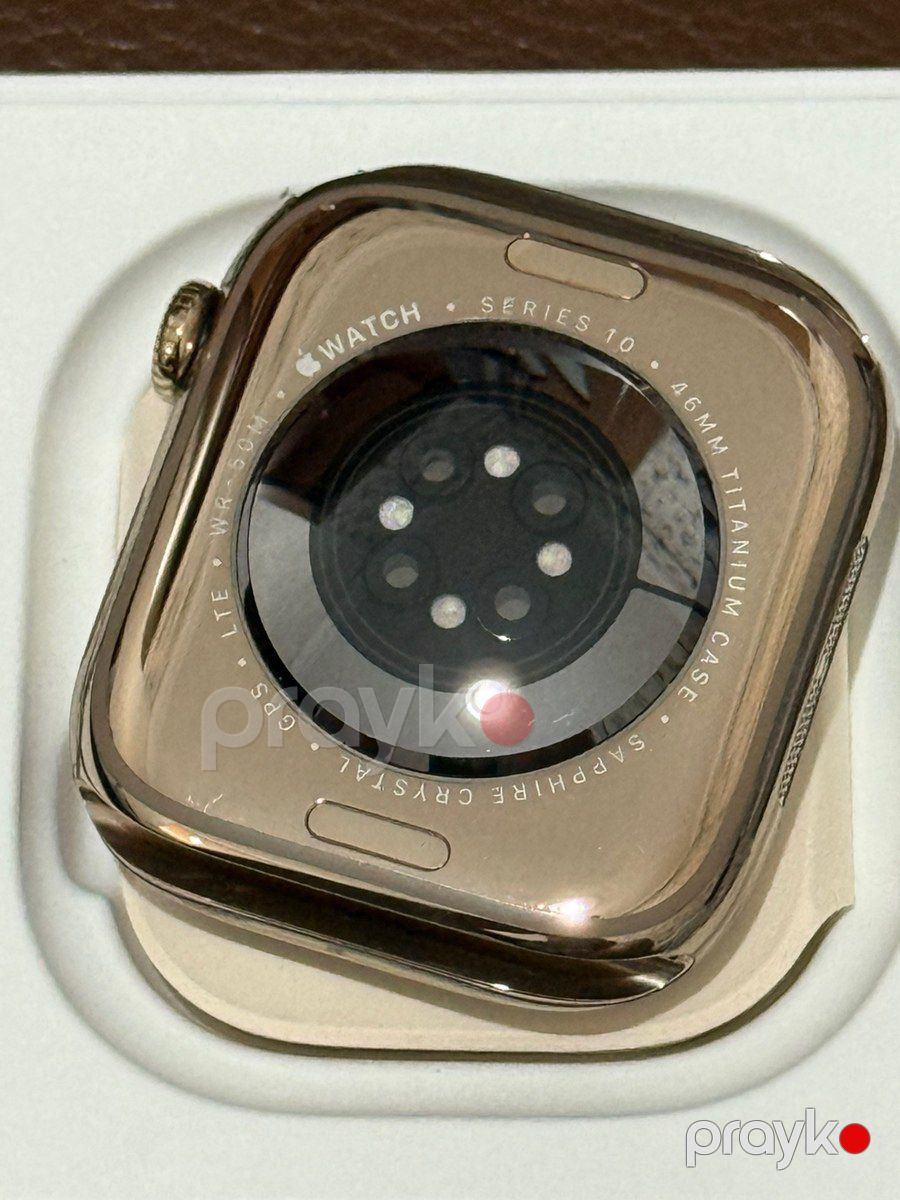 Apple Watch Series 10 Titanium Gold 46mm — Ağıllı saatlar və biləkliklər, Bakı (12)