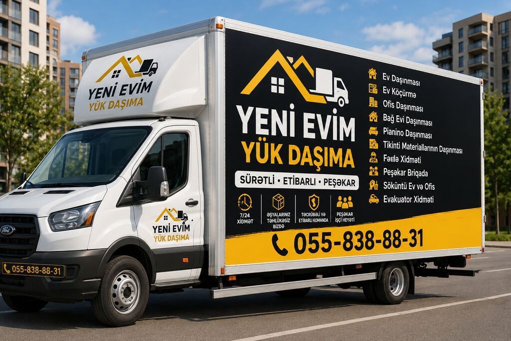 “Yeni Evim” Yükdaşıma və Daşınma Xidməti Xidmətlər: - Ev köçürmə və — Xidmətlər, Bakı (4)