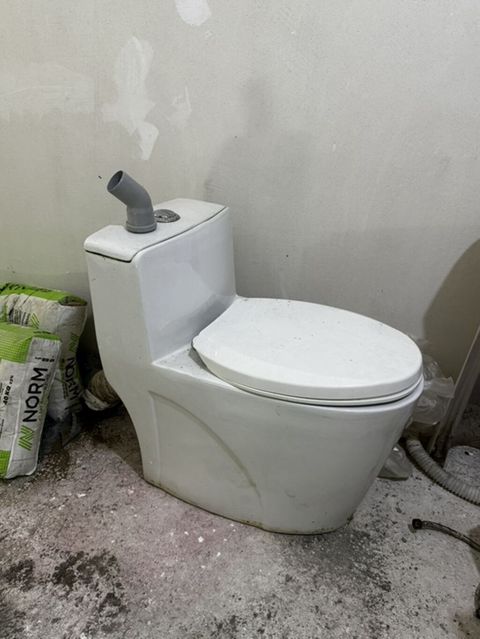 Kompakt monoblok unitaz Qiriq cat bir qusur yoxdur yenisi ile evez