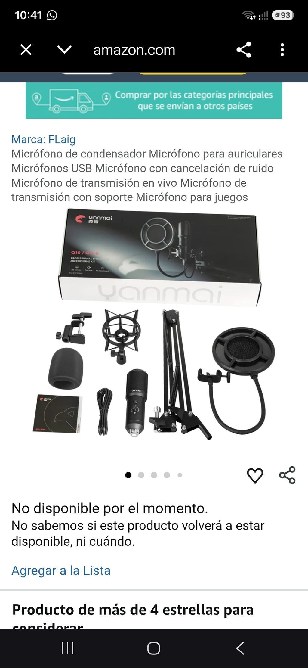 Yanmai Q10/Q10-B Professional Streaming Microphone Kit təzədi
