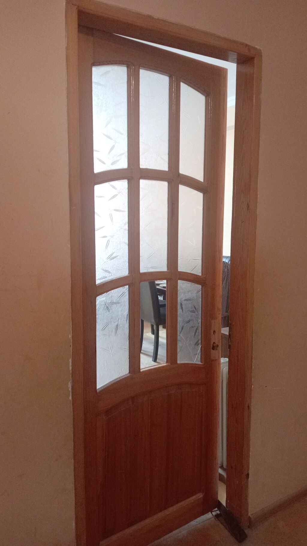 Təmiz şam taxtası 4 ədəd işlənmiş otaq qapısı satılır 3 ədədi sola 1 — Mallar, Bakı (4)