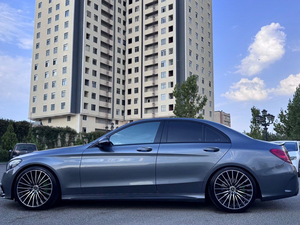 Mercedes C 300, 2.0 L, 2017 il, 120 000 km — Avtomobillər, Bakı (9)