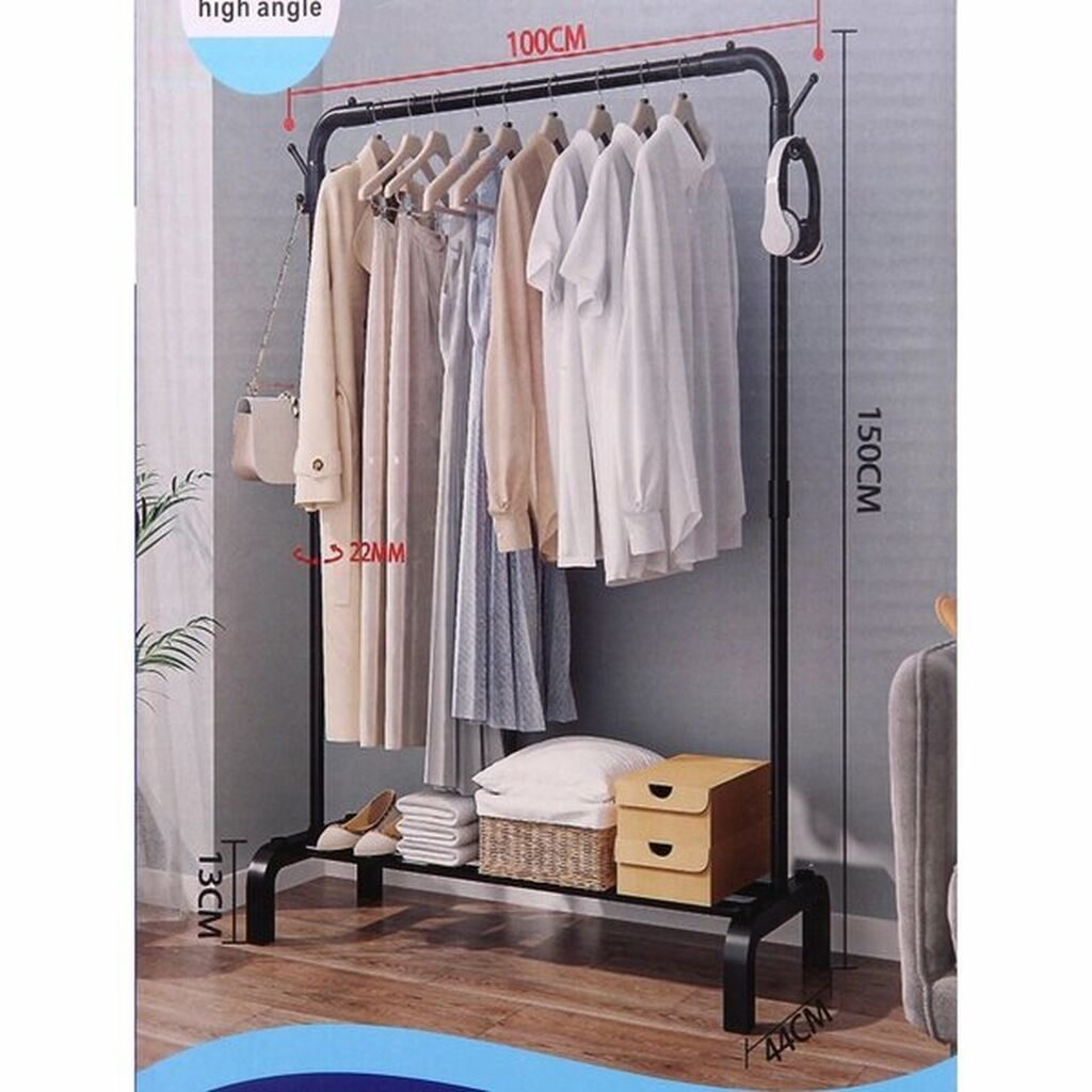 Metall asılqan – universal asma stend - Ölçülər: 100 x 44 x 150 sm - — Mebel, Bakı (2)
