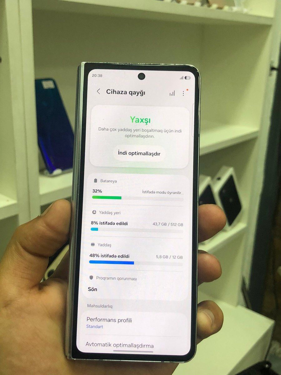 Samsung Galaxy Z Fold 5 Icy Blue 512GB/12GB — Smartfonlar, Bakı (2)