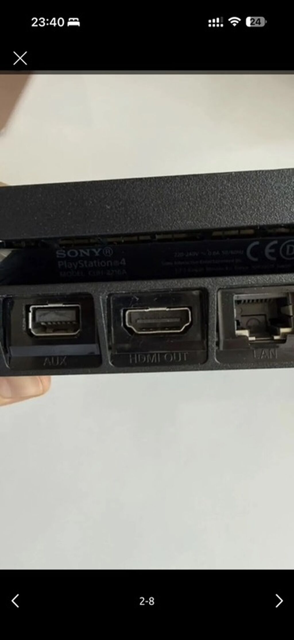 Sony PlayStation 4 Slim (model CUH-2116A) Продаётся отличный комплект — Elektronika, Bakı (2)