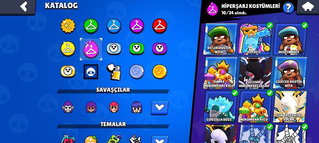 Brawl Stars hesabı – yüksək səviyyəli, tam dolu və rəqabətə hazır oyun — Aksesuarlar, Qəbələ (10)