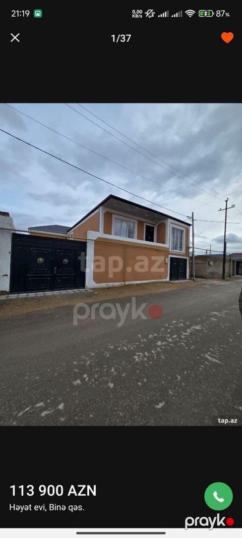 Binə 6 otaqlı, 200 kv. m, Yeni təmirli