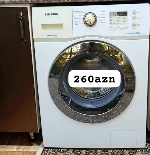 Samsung paltaryuyan maşın – EcoBubble, 8 kq - Digital Inverter — Bakı
