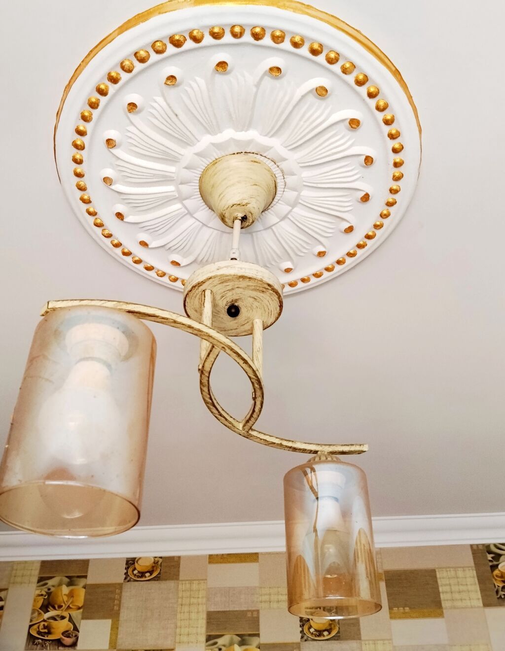 Çılçıraq, 2 lampa, Metal — İşıqlandırma, Digah