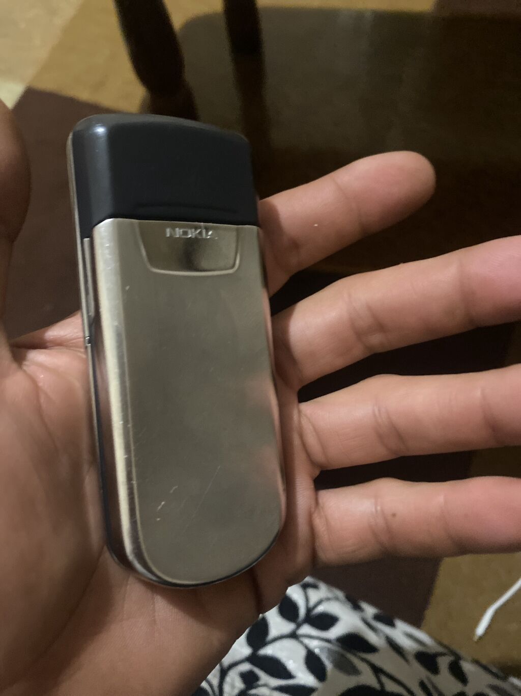 Nokia 8800 Klassik Sürüşdürməli Telefon — Gümüşü - 1