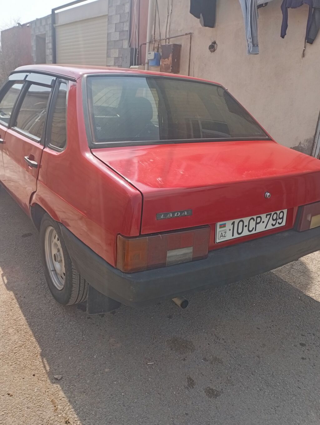 Lada 21099, qırmızı rəng, sedan korpus. - Mühərrik: benzinli — Avto, Bakı (2)