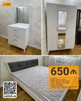 Yataq Dəsti – Kod: 12067 Komplektə daxildir: - Çarpayı: 1 ədəd, 160 x — Mebel