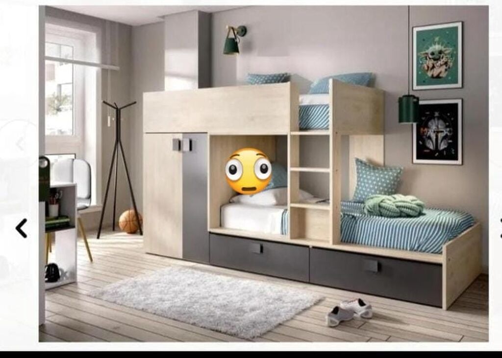Mətbəx/qonaq otağı üçün dəstlər və uşaq otağı mebeli: - Masa + 4 — Mebel, Bakı (4)