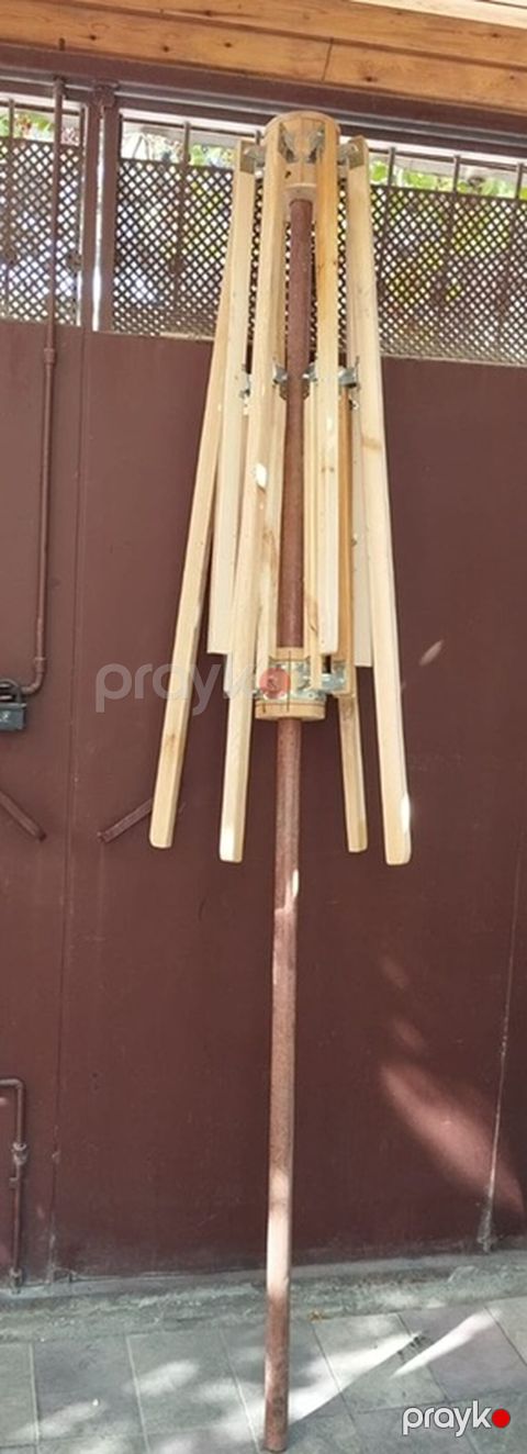 Bağ üçün böyük çətir karkası (mexanizmi) - Material: əsas dirək — Bakı