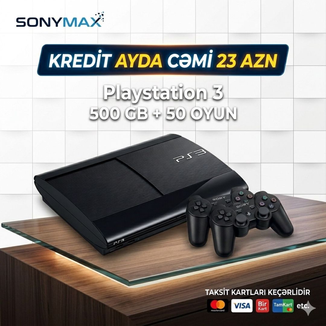 Sony PlayStation Super Slim 500GB — Elektronika, Bakı