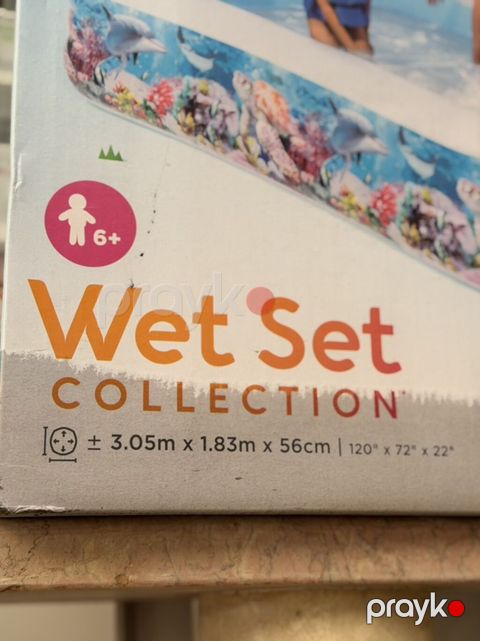 Wet Set Collection şişmə hovuz + elektrikli nasos - Ölçülər: 3.05 m x — Bakı