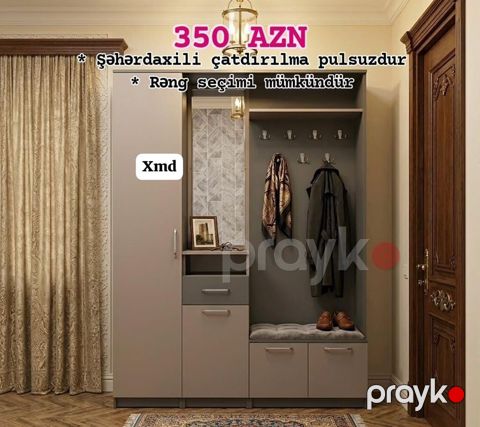 Dəhliz üçün çoxfunksiyalı garderob dəsti — Bakı
