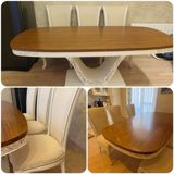 Qonaq otağı üçün, İşlənmiş, Oval masa, 6 stul — Mallar