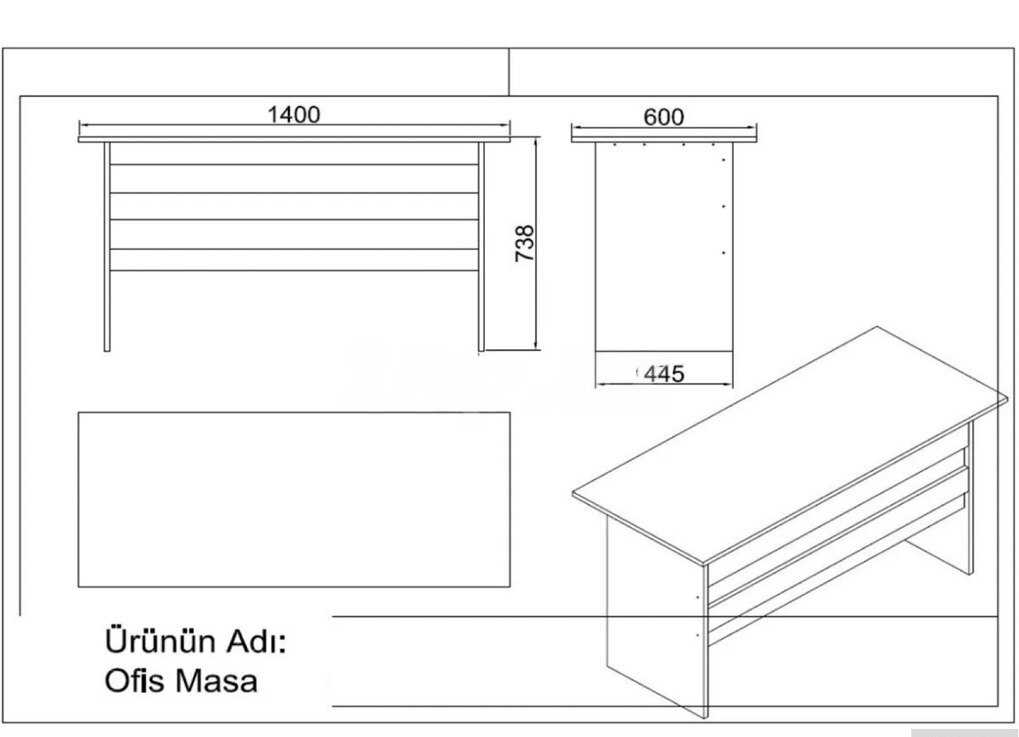 Ofis mebel dəsti Qarışıq rəng — Ofis mebeli, Bakı (2)
