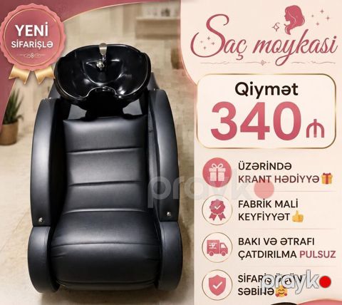Saç moykası — Yeni sifariş, 340 ₼