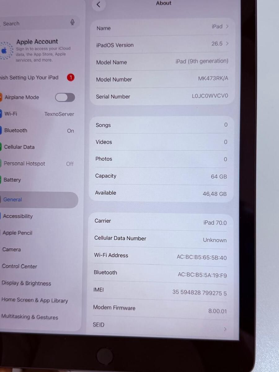 Apple iPad (9th generation) 64GB — Elektronika, Bakı (2)