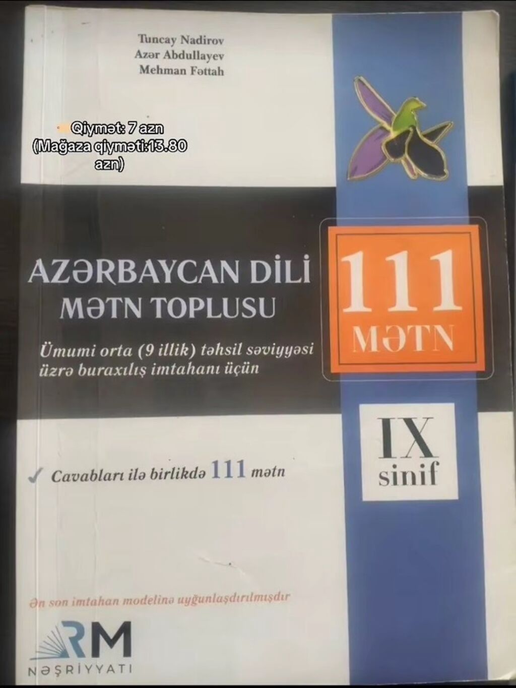Məhsul: “Azərbaycan dili – Mətn toplusu (IX sinif, 111 mətn)”