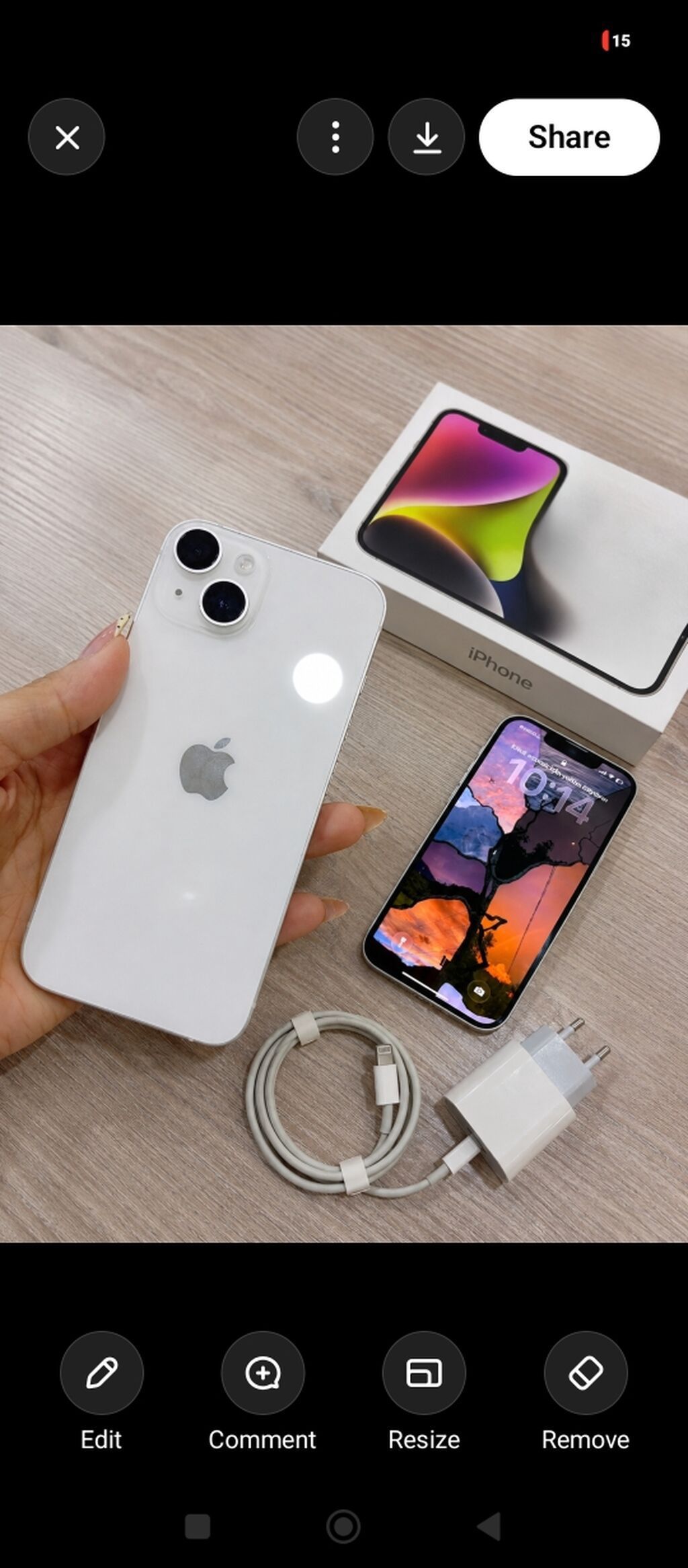 IPhone 14, Ağ, Face ID
