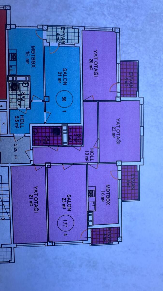 Satılır 4 otaqlı yeni tikili 137 m² — Mənzil, Bakı (2)