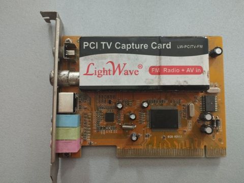 TV Tüner Av in PCI platası LightWave PCI TV Capture Card (LW-PCITV-FM)