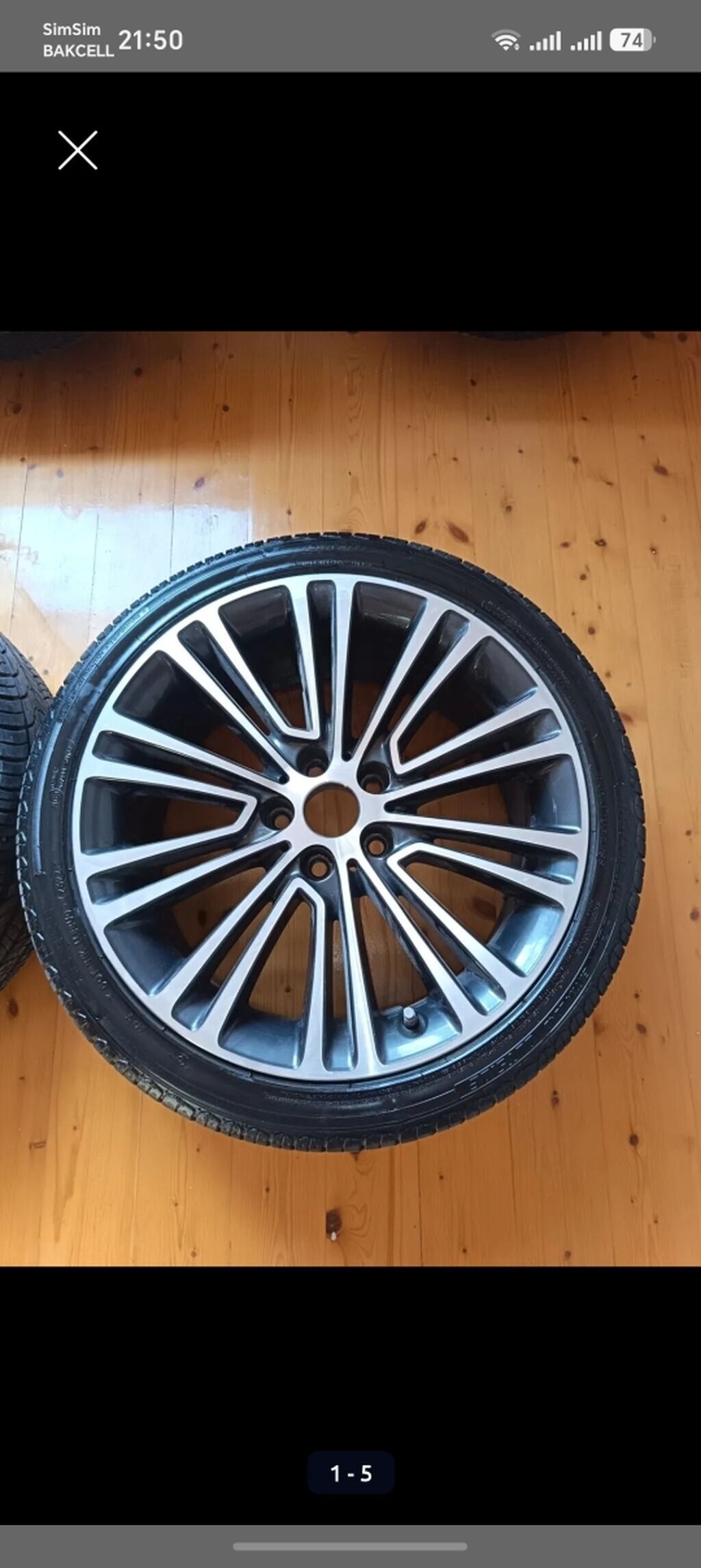 Kia orijinal yüngül lehimli disk dəsti - Miqdar: 4 ədəd - Ölçü: 18" — Avto, Biləsuvar (2)