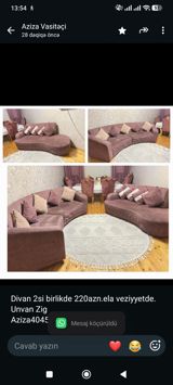Divan 2si birlikde 220azn.ela veziyyetde. Unvan Zig Aziza4045 — Furniture