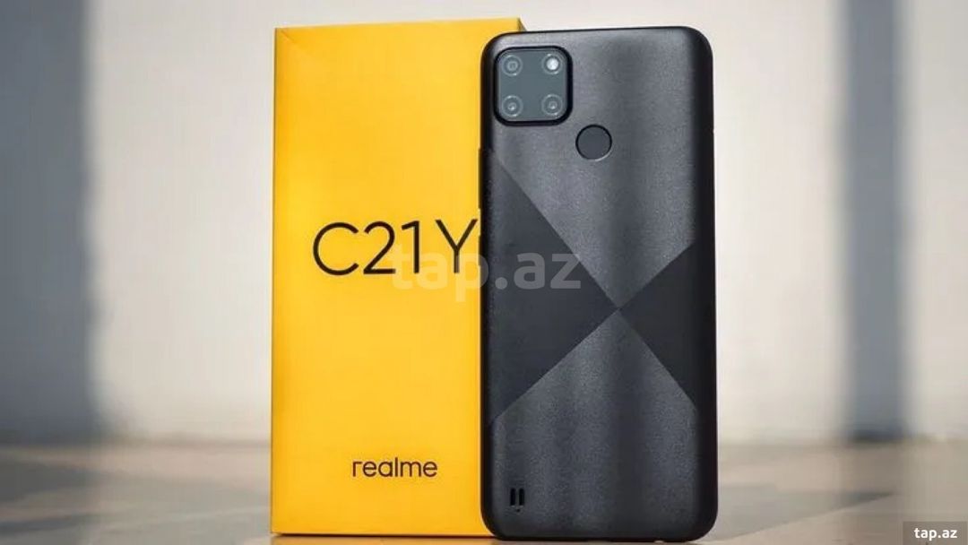 Realme C21Y Cross Black 64GB/4GB — Telefonlar və qadjetlər, Bakı (2)