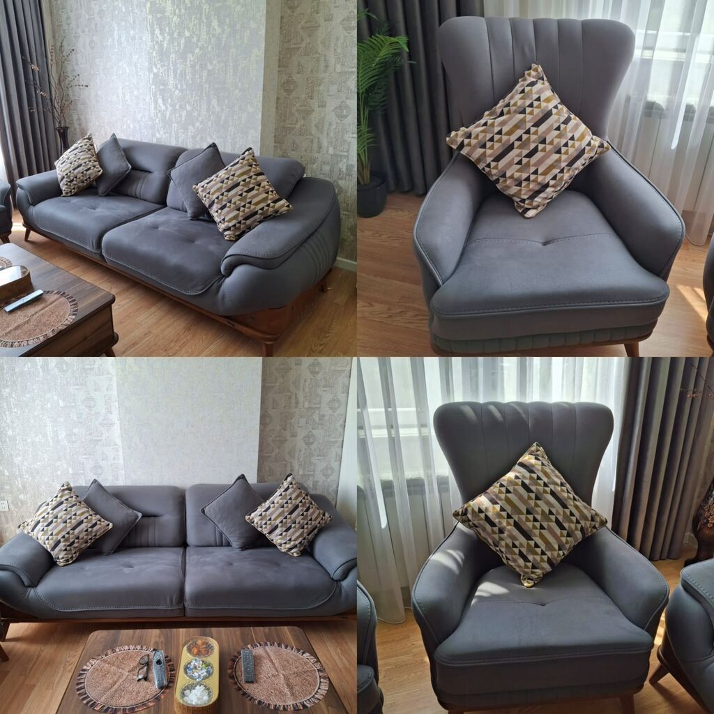 Divan 2 kreslo yenidir demek olar 1 aydi alinib acilan 900azn xetai — Mebel, Bakı