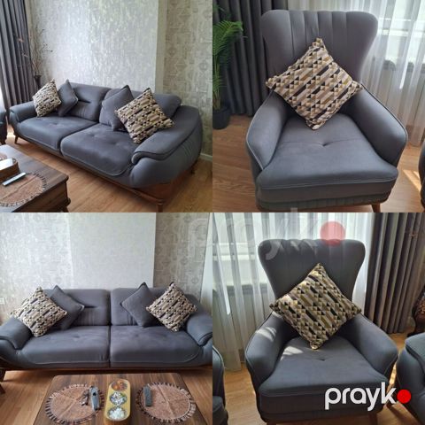 Divan 2 kreslo yenidir qiymet 850azn demek olar 1 aydi alinib acilan — Bakı