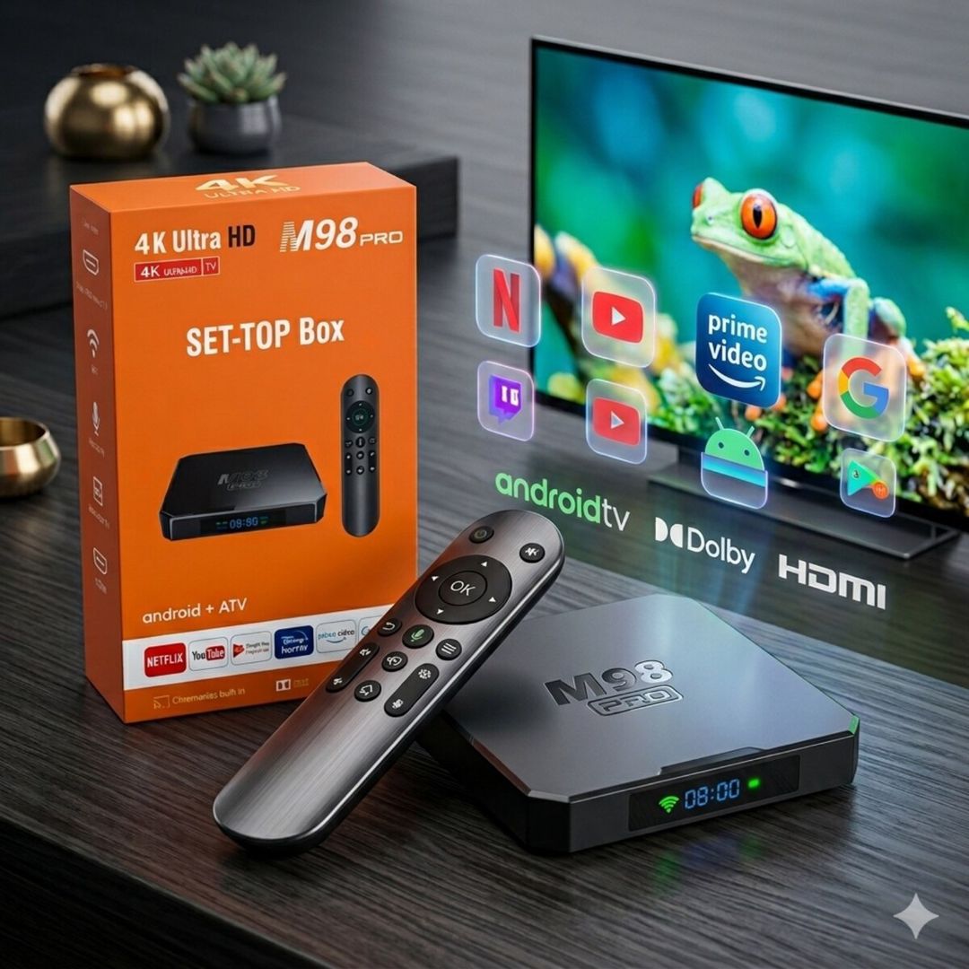 TV box M98PRO 4K Ultra-HD 5G Android — Elektronika, Bakı